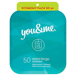 You & Me Extra Large 50ks - extra široké kondomy