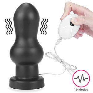 LoveToy King Sized Vibrating Anal Rammer 7″ (18 cm), anální kolík s vibrací