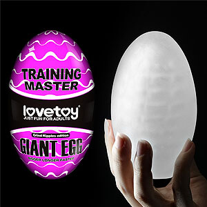 Lovetoy Giant Egg (Grind Ripples), pánský masturbátor