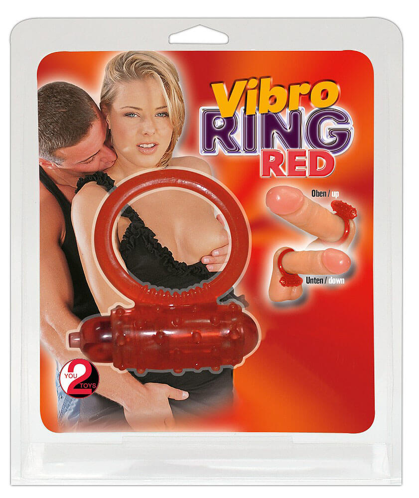 Vibro Ring Red - erekční kroužek