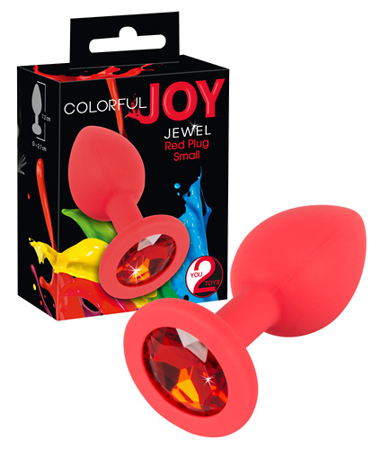 Colorful Joy Jewel Red Plug small