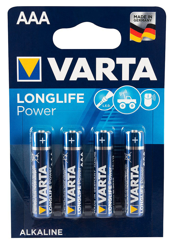 Alkalická baterie Varta LONGLIFE Power AAA (1 ks)