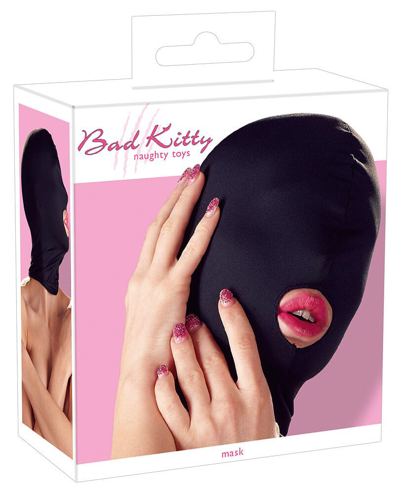 Head mask mouth black BK