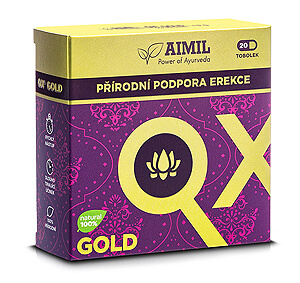 QX Gold 20 tobolek, plné balení přírodní doplněk stravy na podporu erekce
