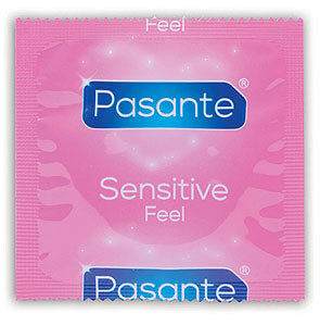 Pasante Sensitive (1ks), ztenčený kondom