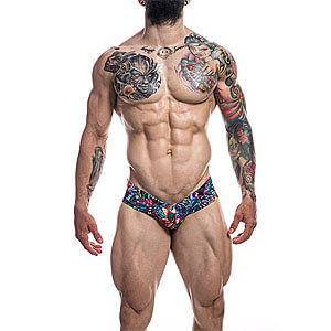 CUT4MEN Cheeky Brief (Tattoo)