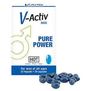 Hot V-Activ for Men 20 kapslí, doplněk stravy na potenci