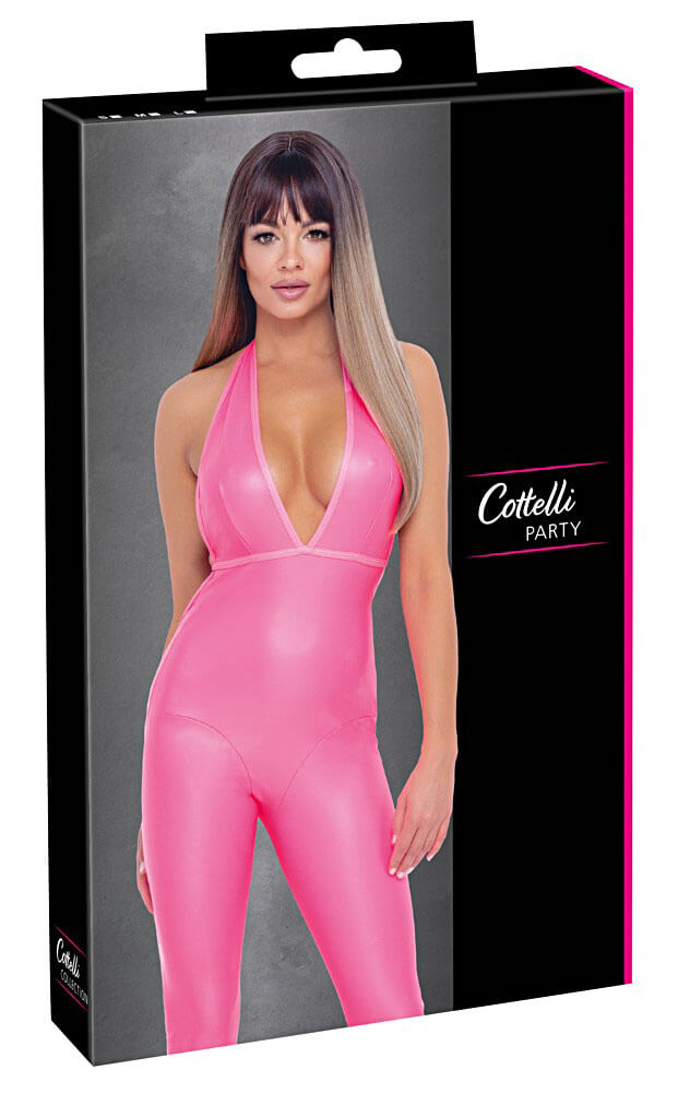 Cottelli Jumpsuit Hot Pink
