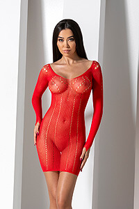 Passion Bodystocking BS101 (Červená)