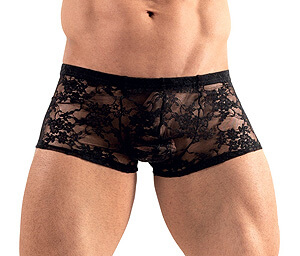 Svenjoyment Lace Pants (Black), pánské boxerky z krajky M