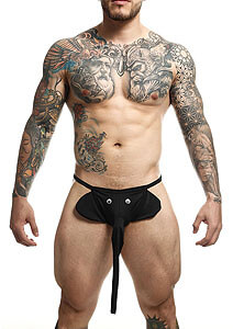 MOB Elephant Thong (Black), pánská tanga slon