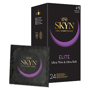 SKYN Elite (24ks), ultra tenké kondomy bez latexu
