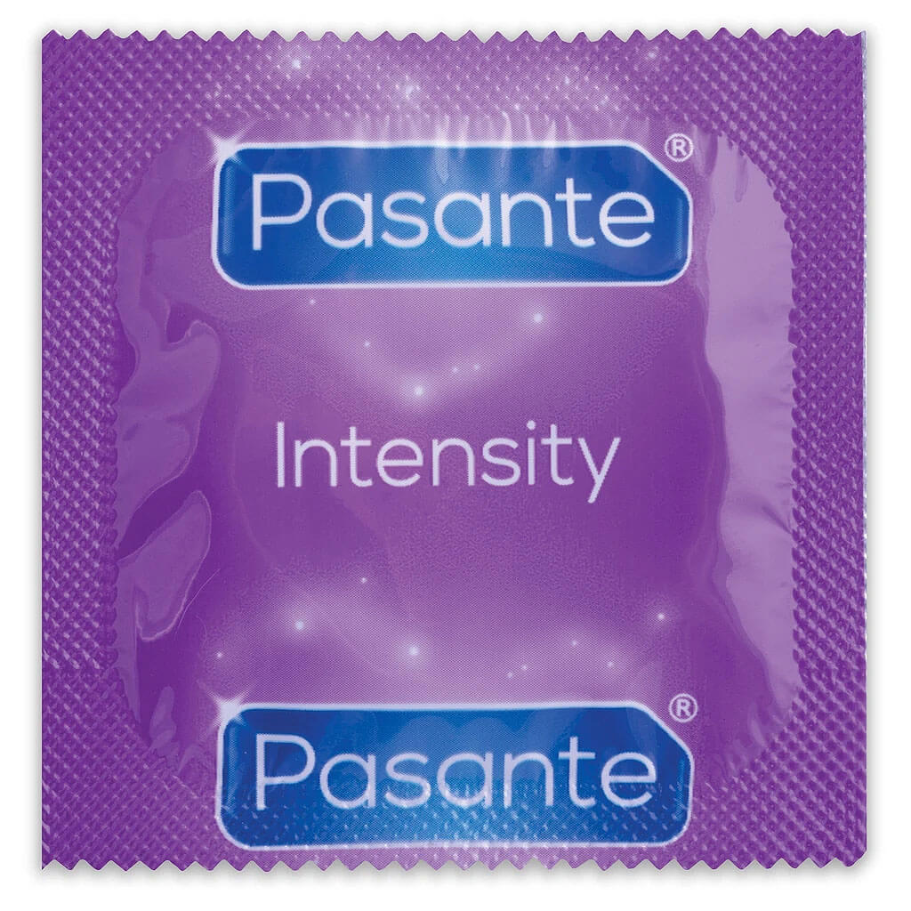 Pasante Intensity / Ribs & Dots (1ks), stimulační kondom