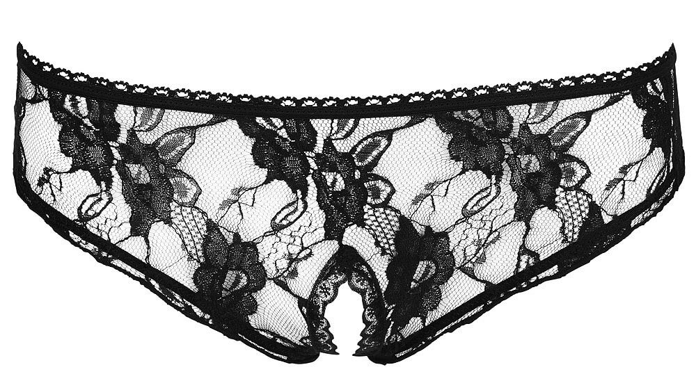 Cottelli Lingerie Briefs (C2310155), krajkové kalhotky černé