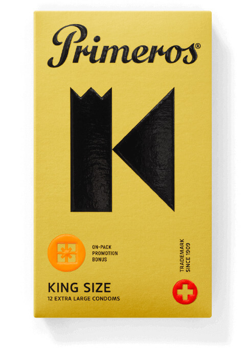 Extra velké kondomy Primeros KING SIZE 12 ks