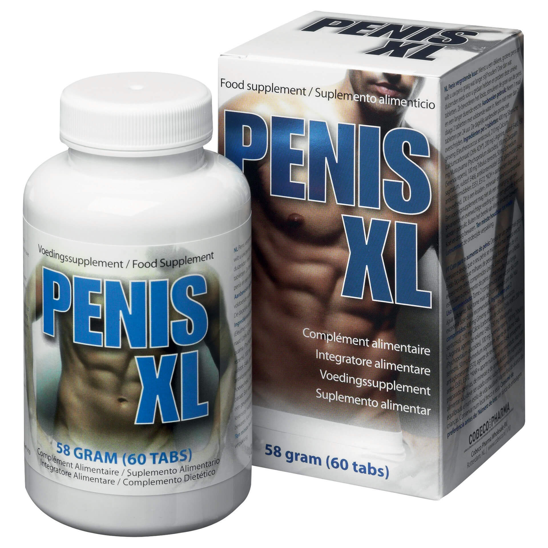 Penis XL 60 kapslí, stimulace růstu a erekce penisu