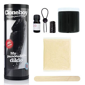 Cloneboy Dildo (Black), sada pro odlitek penisu