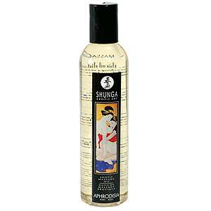Profesionální masážní olej Shunga Erotic Massage Oil Aphrodisia Roses 250 ml