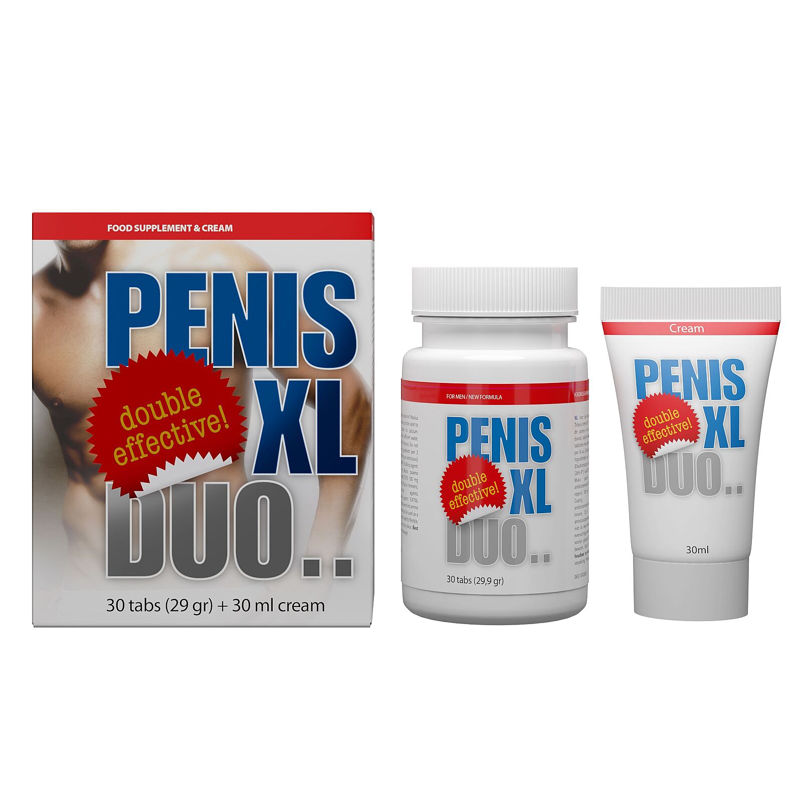 Penis XL DUO Pack 30tbs + 30ml