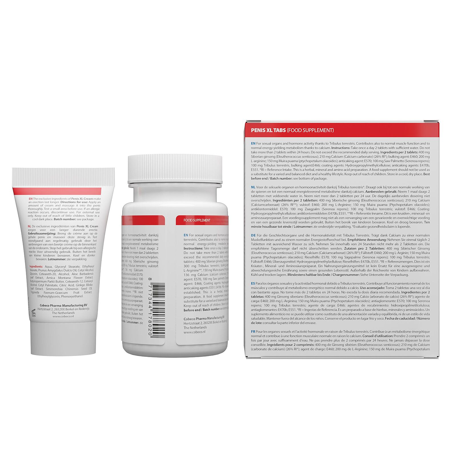 Penis XL DUO Pack 30tbs + 30ml