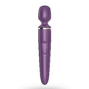 Satisfyer Wand-er Woman Vibrator Purple luxusní masážní hlavice 34 cm, nabíjecí