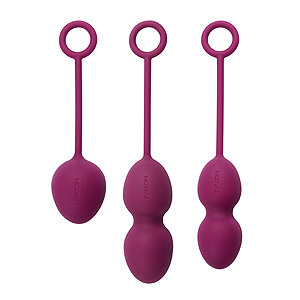 Set 3 luxusních venušiných kuliček SVAKOM Nova Kegel Balls Violet