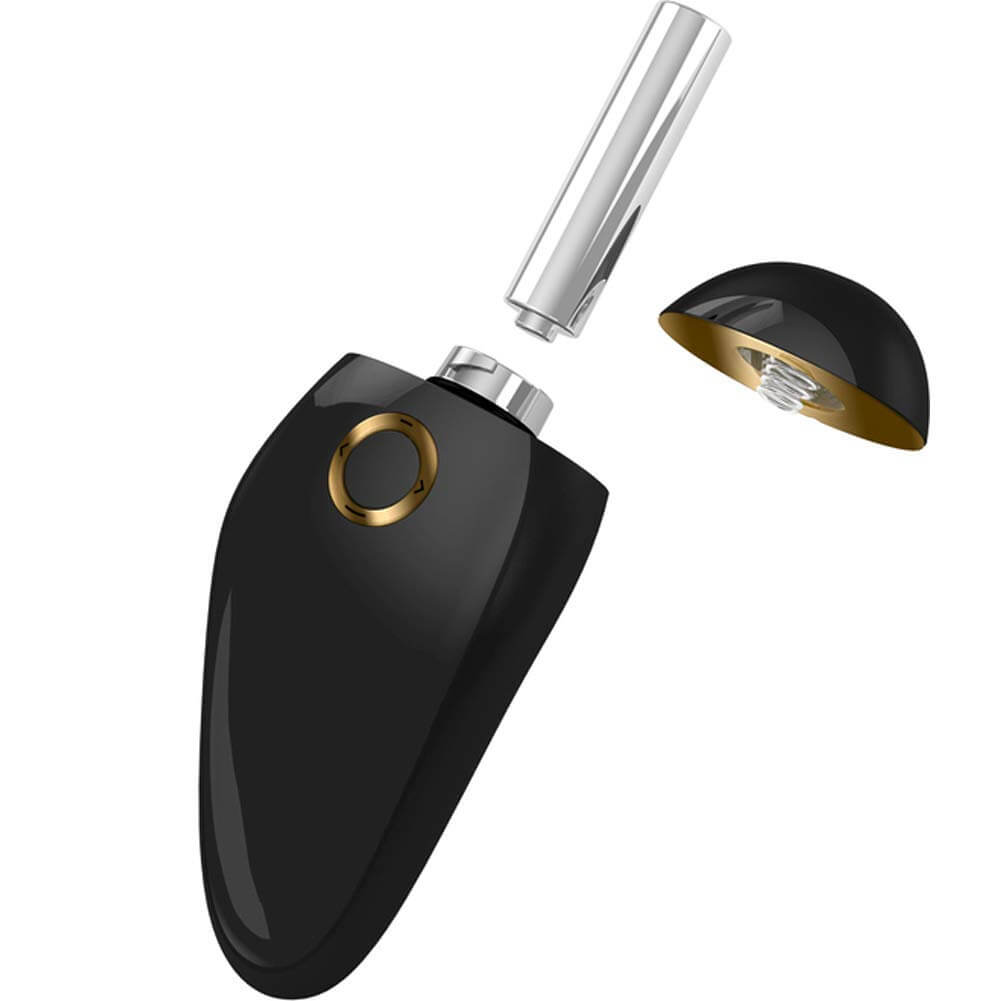 Ovo T2 Lay On Vibrator Black Gold