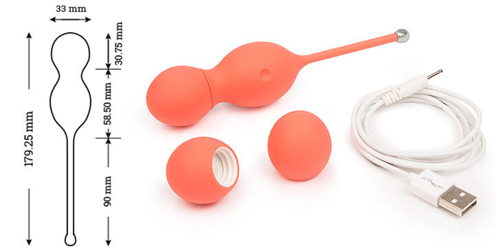 We-Vibe Bloom oranžové vibrační kuličky