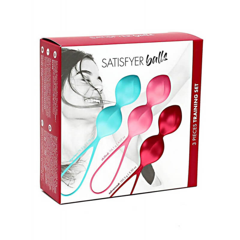 Zátěžové kuličky Satisfyer Balls C03 double 3 pack