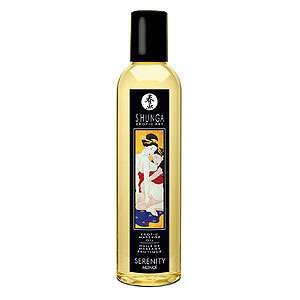 Profesionální masážní olej Shunga Erotic Massage Oil Serenity Monoi 250 ml