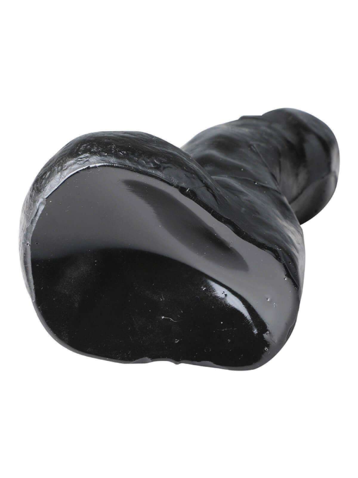 All Black Dildo 17 cm, masivní realistické dildo s průměrem 6 cm