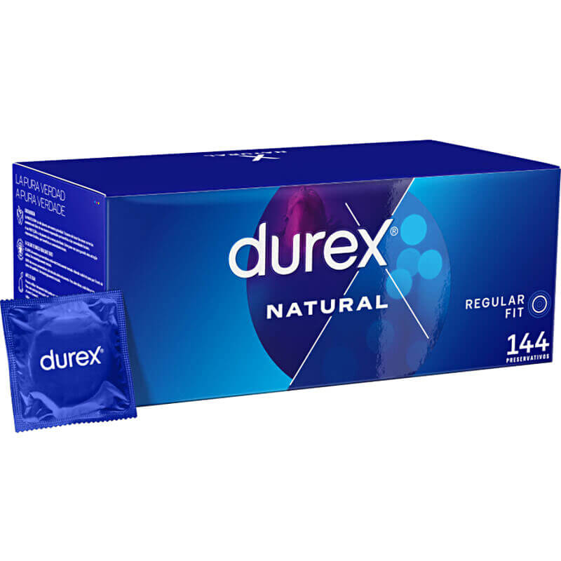 Durex Natural (1 ks), hladký lubrikovaný kondom