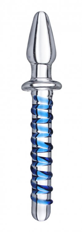 Skleněné oboustranné dildo a anální kolík Prisms Erotic Glass Kundalini