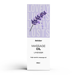Satisfyer Massage Oil 250 ml (Lavender), levandulový masážní olej