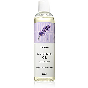 Satisfyer Massage Oil 250 ml (Lavender), levandulový masážní olej