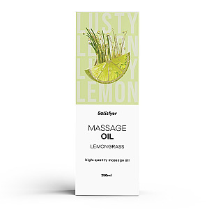 Satisfyer Massage Oil 250 ml (Lemongrass), citrónový masážní olej