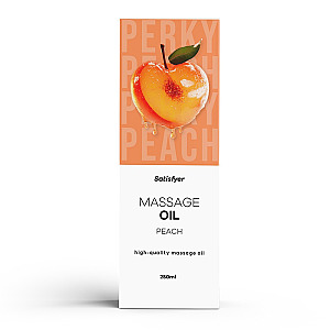 Satisfyer Massage Oil 250 ml (Peach), broskvový masážní olej