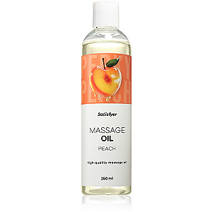 Satisfyer Massage Oil 250 ml (Peach), broskvový masážní olej