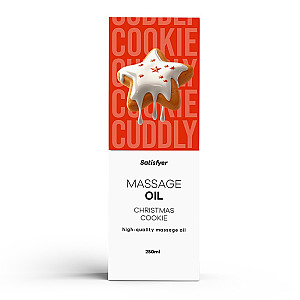 Satisfyer Massage Oil 250 ml (Christmas Cookie), vánoční masážní olej