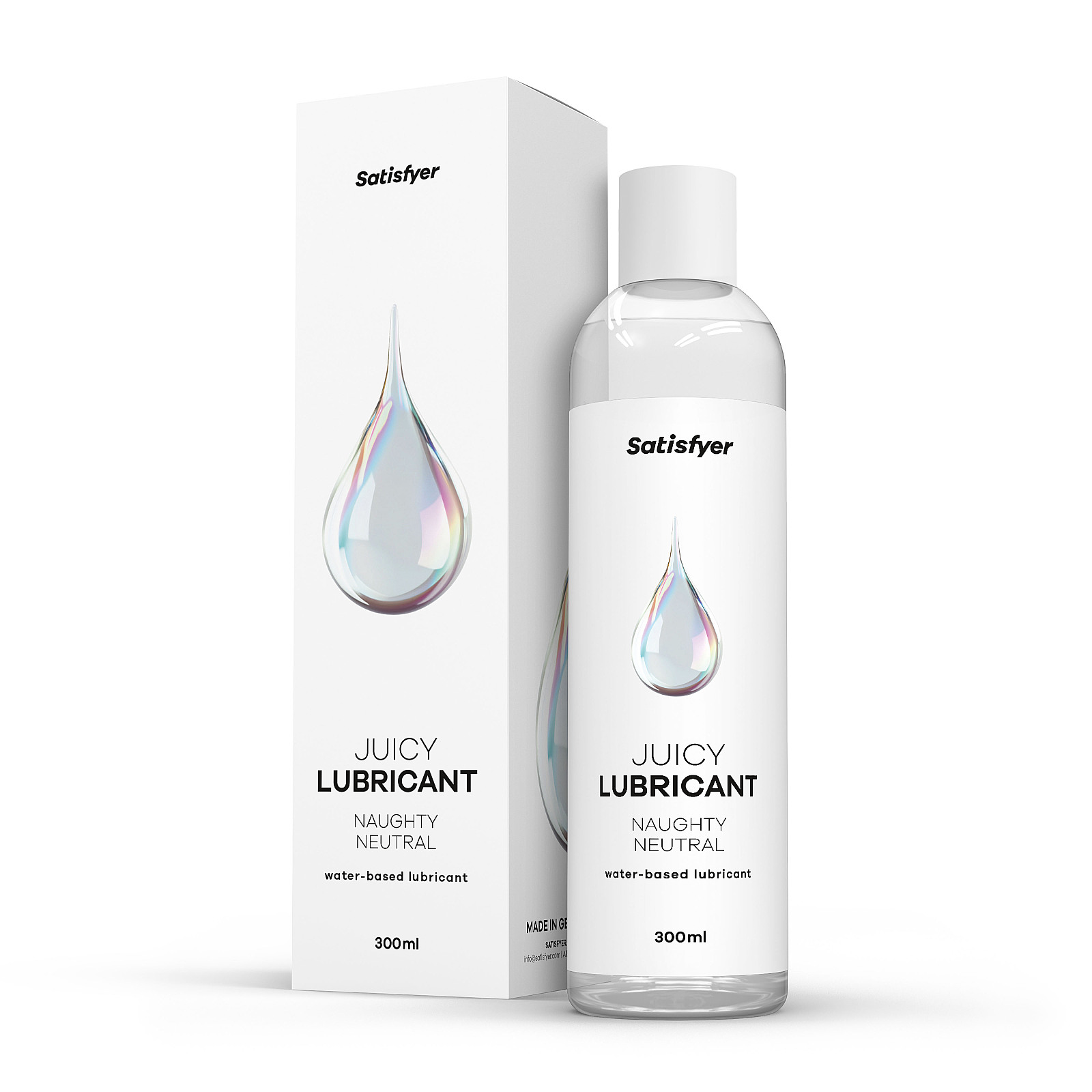 Satisfyer Juicy Lubricant 300 ml (Naughty Neutral), neutrální lubrikační gel