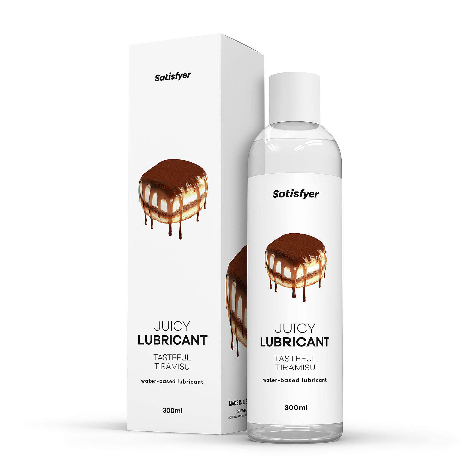 Satisfyer Juicy Lubricant 300 ml (Tasteful Tiramisu), tiramisu lubrikační gel