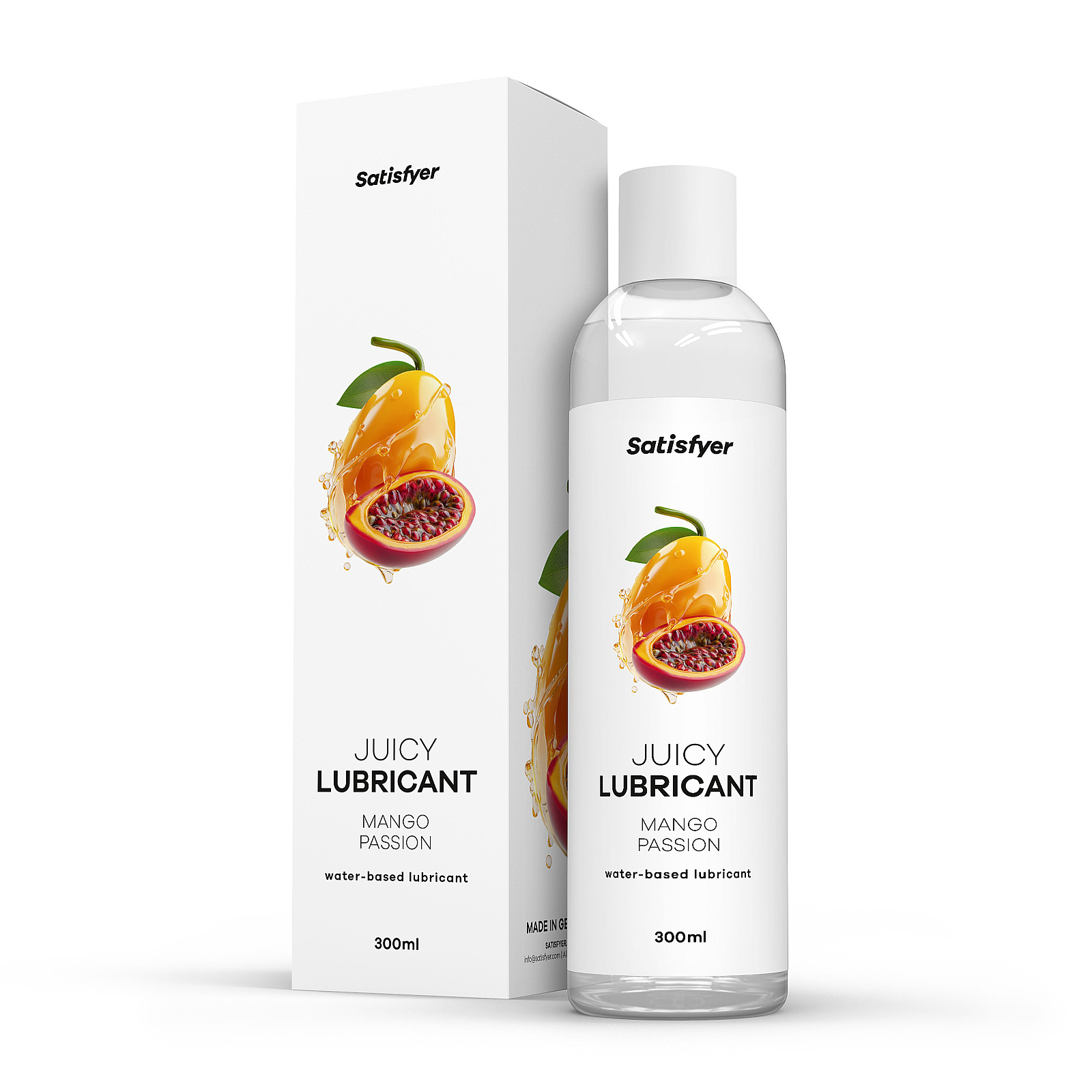 Satisfyer Juicy Lubricant 300 ml (Mango & Passion), mangový lubrikační gel