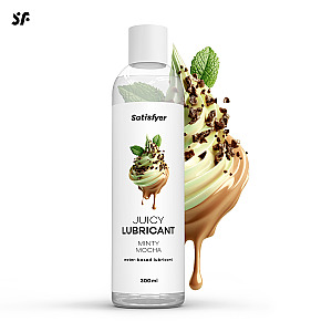 Satisfyer Juicy Lubricant 300 ml (Minty Mocha), mátovo-mocha lubrikační gel