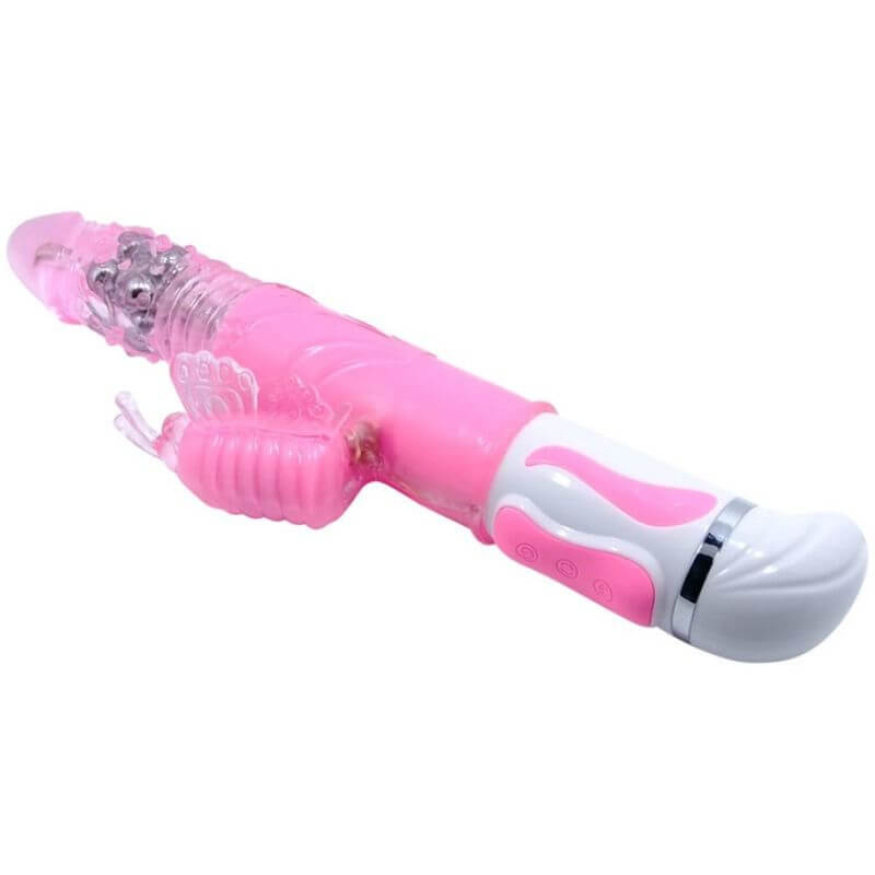 Baile Fascination Bunny Vibrator Pink - multifunkční vibrátor
