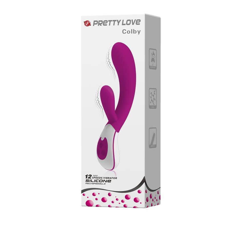Pretty Love Colby - vibrátor na G-bod a klitoris, 12 režimů, nabíjecí