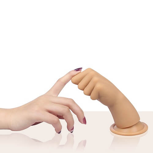 Silikonová pěst na fisting Lovetoy Silicone Nature Fist