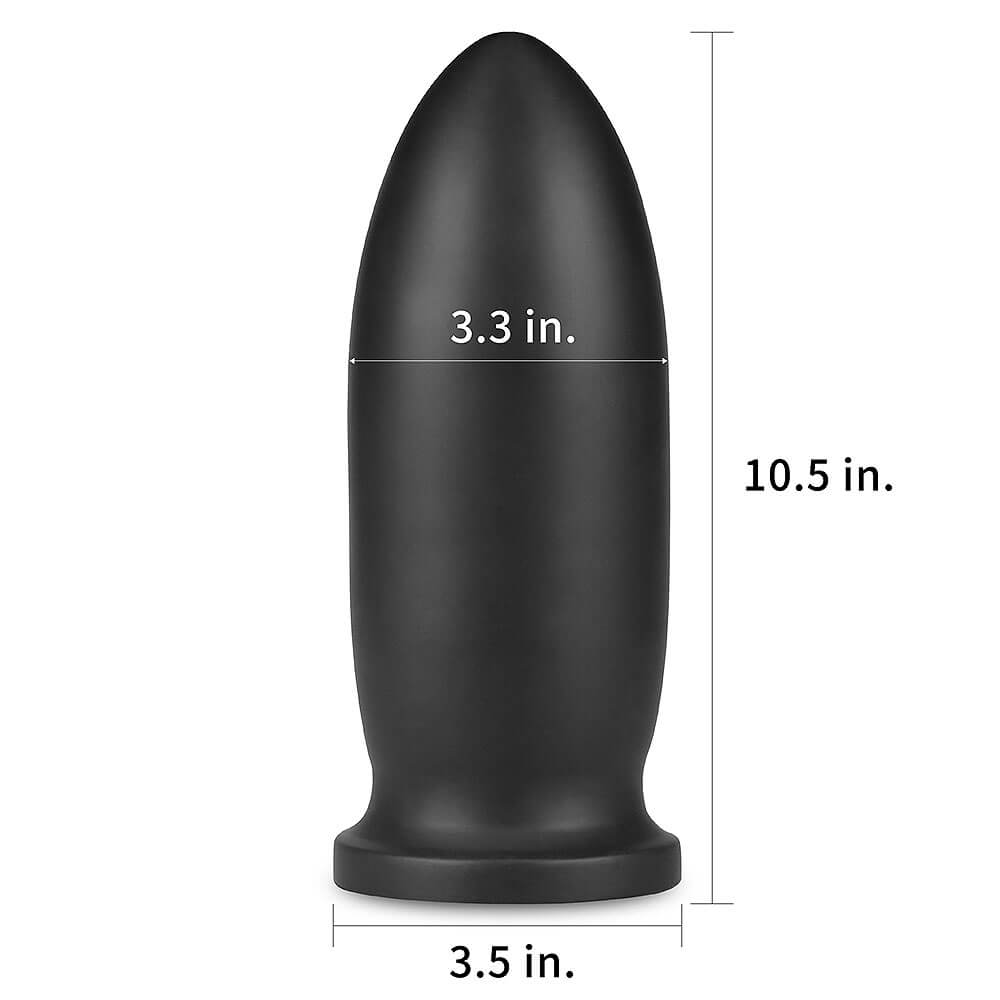LoveToy King Sized Anal Bomber 9" (22 cm), gigantický anální kolík s průměrem 8,5 cm