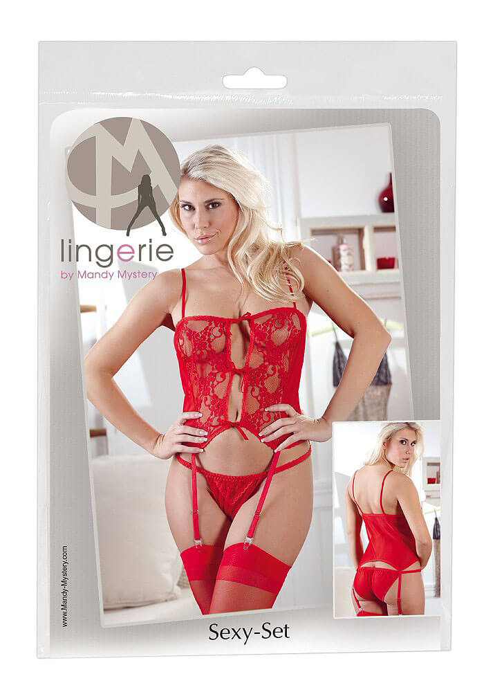 Mandy Mystery Basque Set