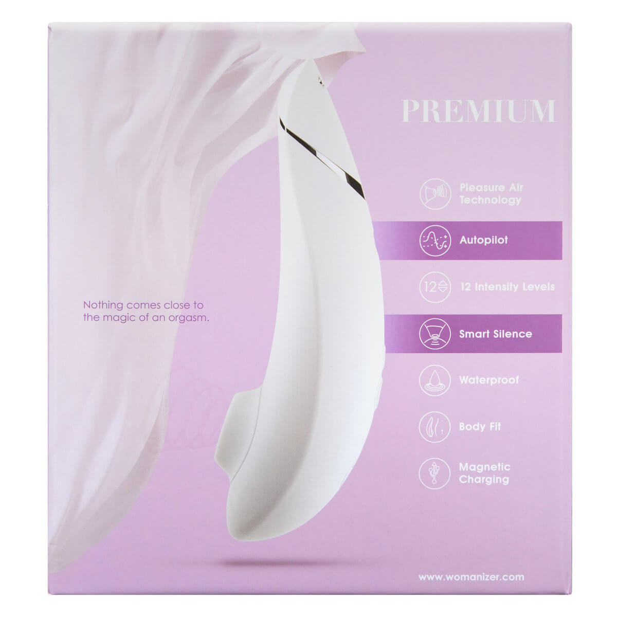 Womanizer Premium White and Chrome