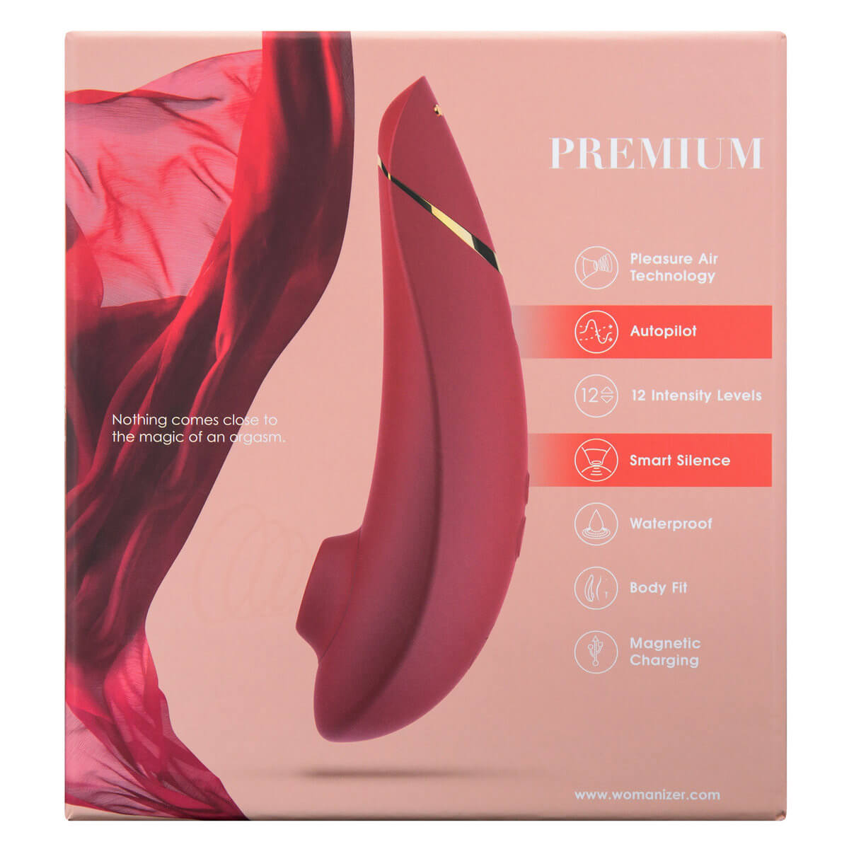 Womanizer Premium Red and Gold